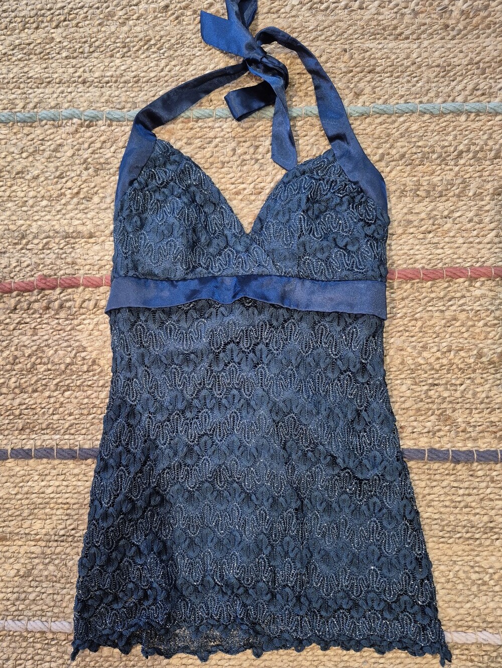 Vintage Halter Sequince Top